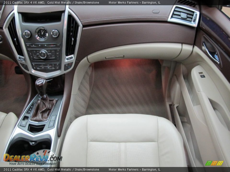 2011 Cadillac SRX 4 V6 AWD Gold Mist Metallic / Shale/Brownstone Photo #27