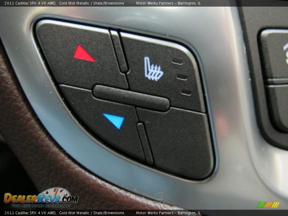 2011 Cadillac SRX 4 V6 AWD Gold Mist Metallic / Shale/Brownstone Photo #33