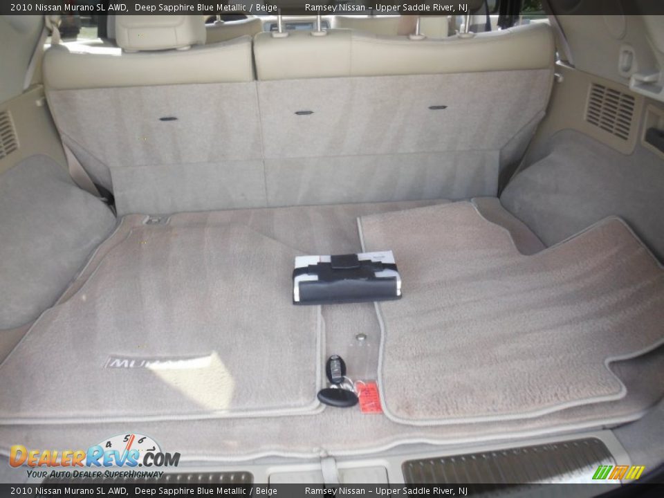 2010 Nissan Murano SL AWD Deep Sapphire Blue Metallic / Beige Photo #4