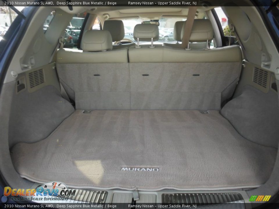 2010 Nissan Murano SL AWD Deep Sapphire Blue Metallic / Beige Photo #6