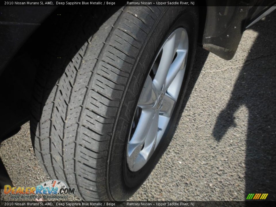 2010 Nissan Murano SL AWD Deep Sapphire Blue Metallic / Beige Photo #13