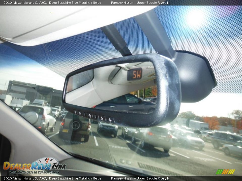 2010 Nissan Murano SL AWD Deep Sapphire Blue Metallic / Beige Photo #21