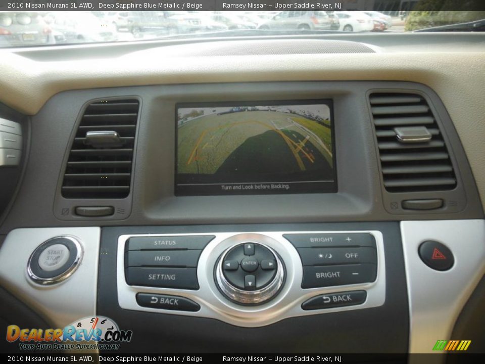 2010 Nissan Murano SL AWD Deep Sapphire Blue Metallic / Beige Photo #27