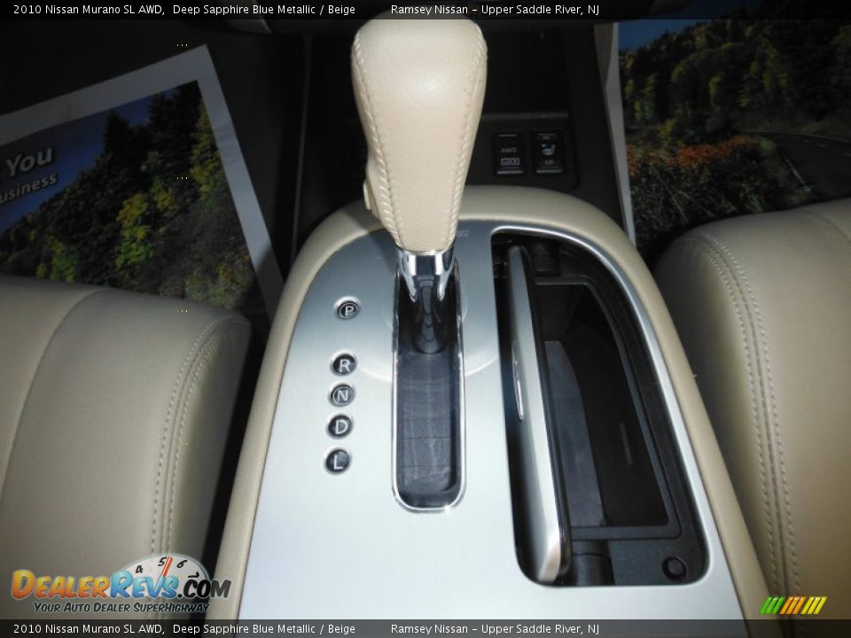 2010 Nissan Murano SL AWD Deep Sapphire Blue Metallic / Beige Photo #29
