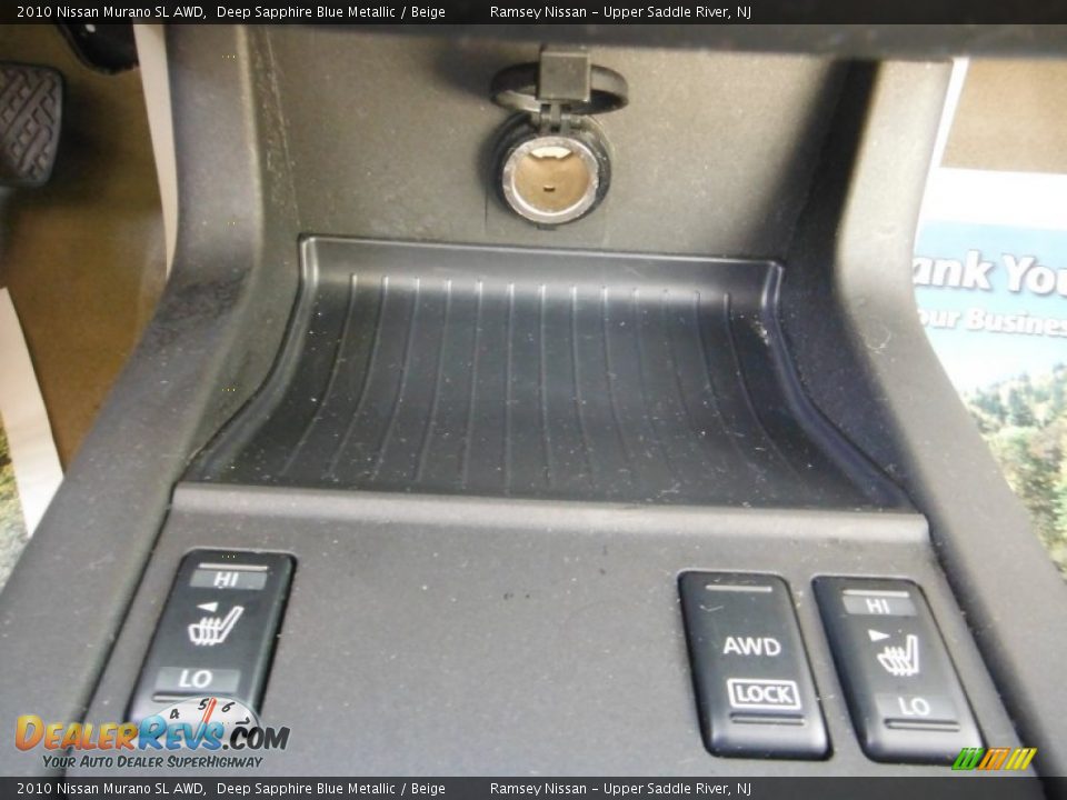 2010 Nissan Murano SL AWD Deep Sapphire Blue Metallic / Beige Photo #30