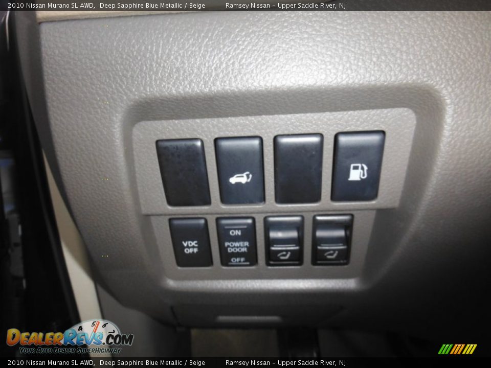 2010 Nissan Murano SL AWD Deep Sapphire Blue Metallic / Beige Photo #31