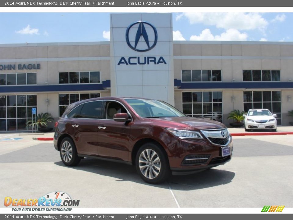 2014 Acura MDX Technology Dark Cherry Pearl / Parchment Photo #1