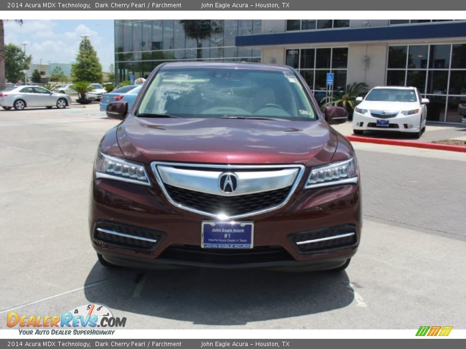 2014 Acura MDX Technology Dark Cherry Pearl / Parchment Photo #2