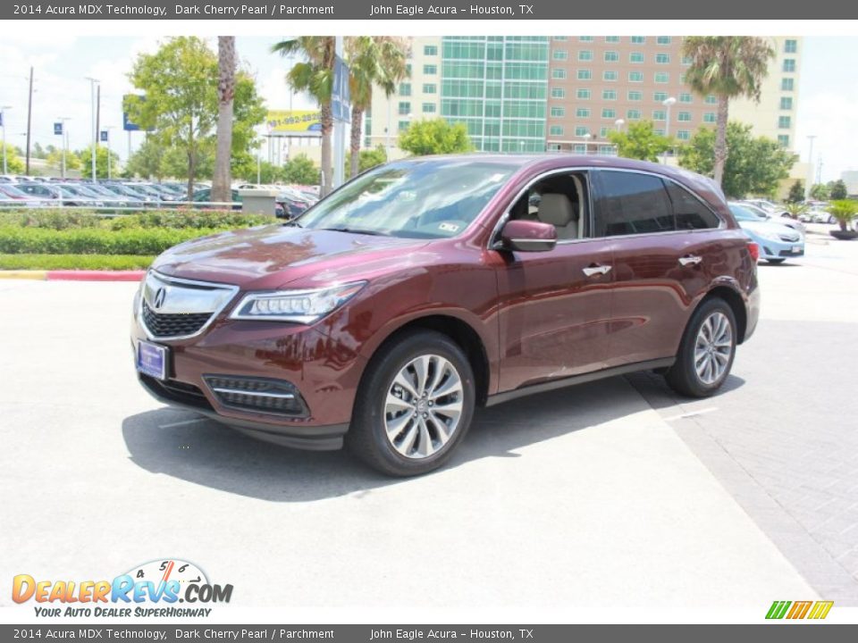 2014 Acura MDX Technology Dark Cherry Pearl / Parchment Photo #3