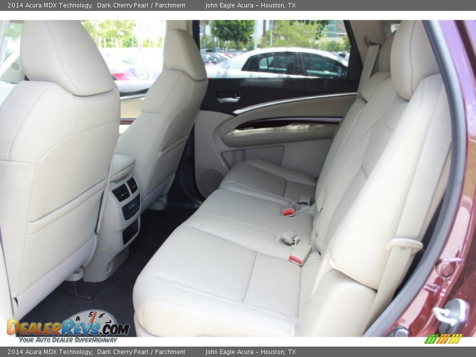 2014 Acura MDX Technology Dark Cherry Pearl / Parchment Photo #13