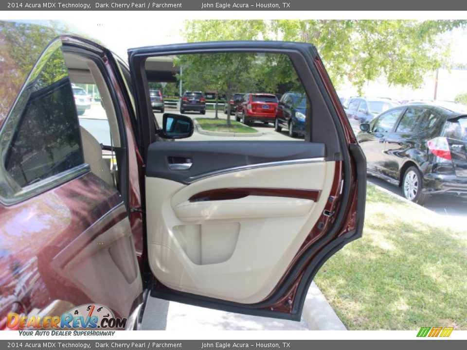 2014 Acura MDX Technology Dark Cherry Pearl / Parchment Photo #16