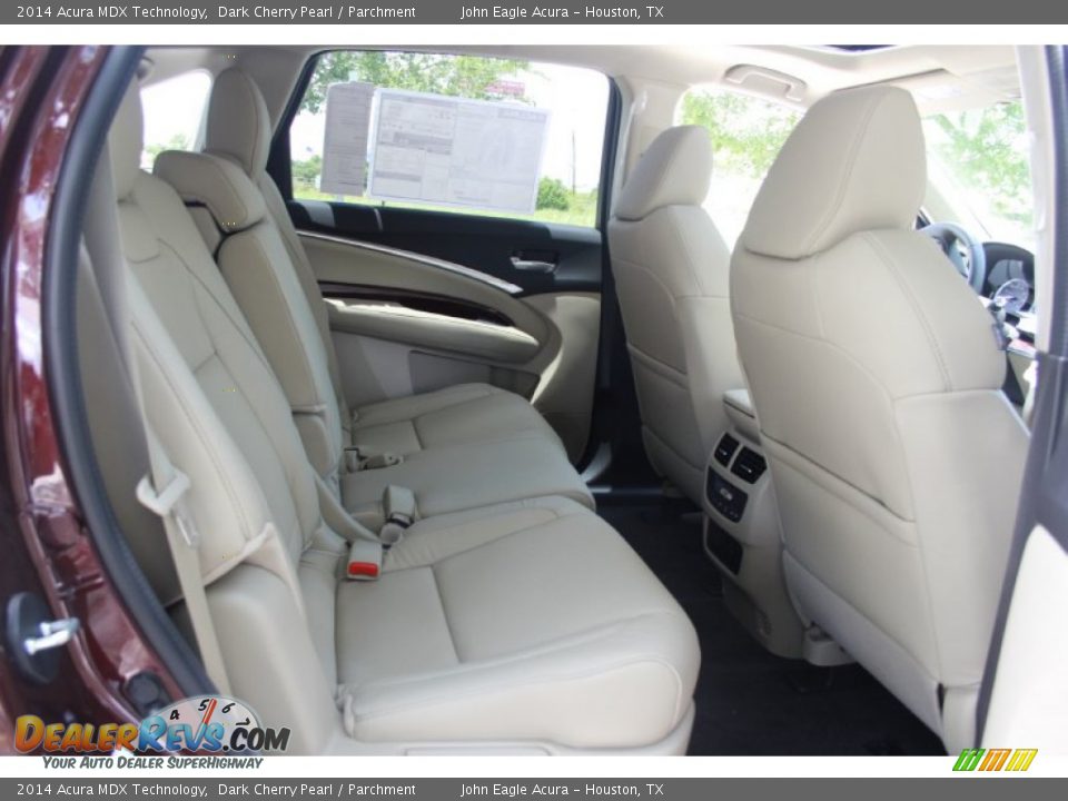 2014 Acura MDX Technology Dark Cherry Pearl / Parchment Photo #17
