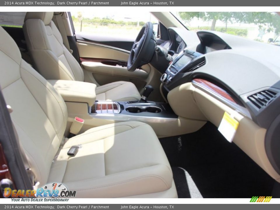 2014 Acura MDX Technology Dark Cherry Pearl / Parchment Photo #19