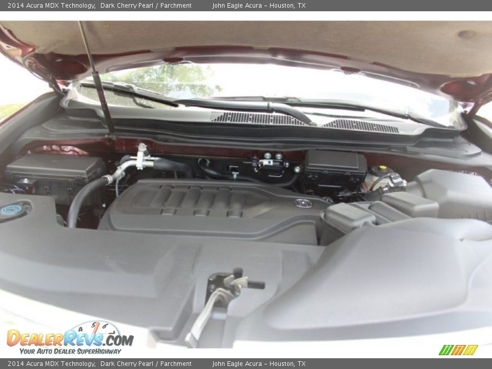 2014 Acura MDX Technology Dark Cherry Pearl / Parchment Photo #20