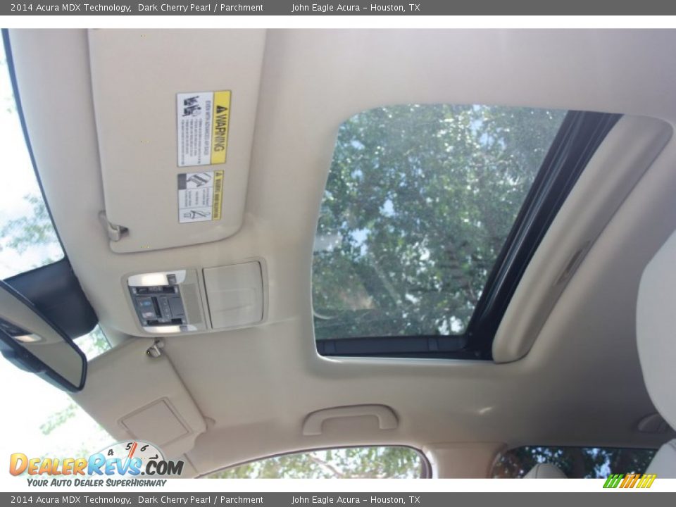2014 Acura MDX Technology Dark Cherry Pearl / Parchment Photo #23