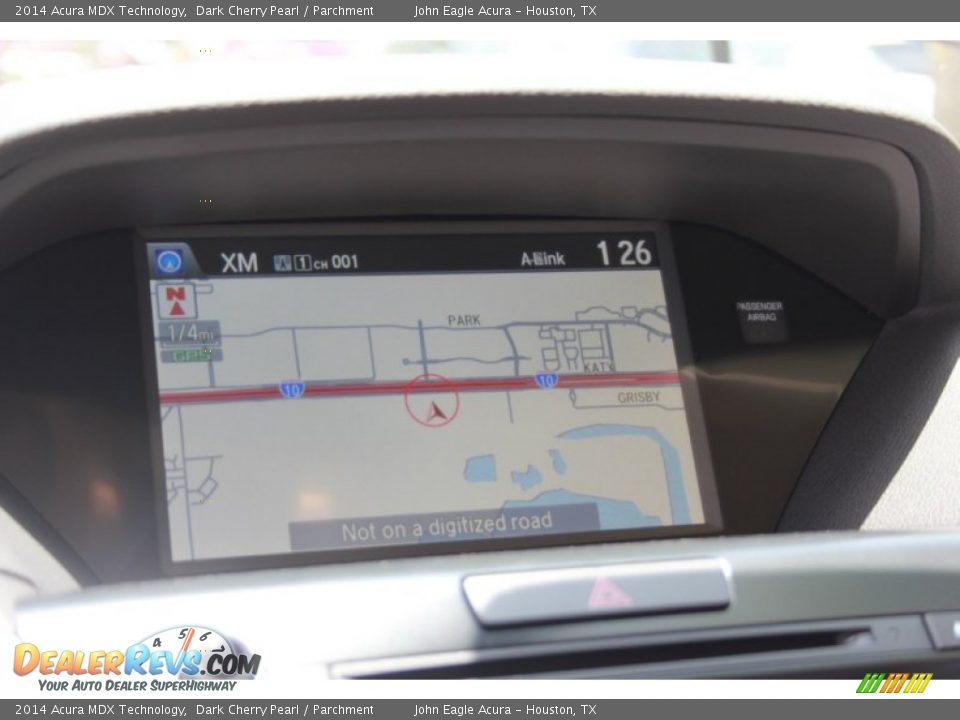 2014 Acura MDX Technology Dark Cherry Pearl / Parchment Photo #26