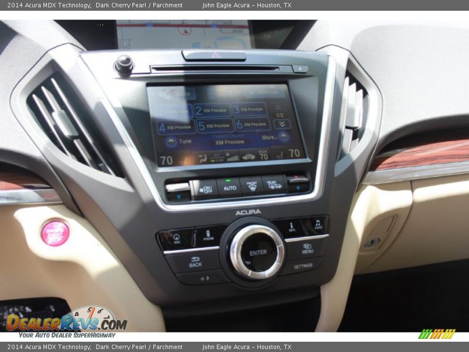 2014 Acura MDX Technology Dark Cherry Pearl / Parchment Photo #27