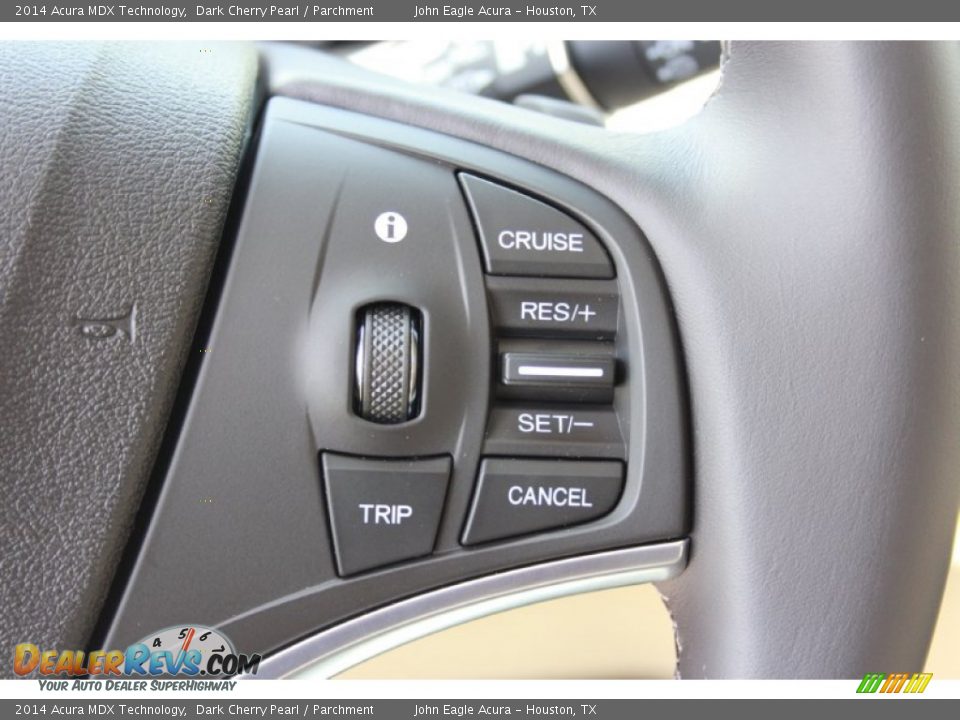 2014 Acura MDX Technology Dark Cherry Pearl / Parchment Photo #28