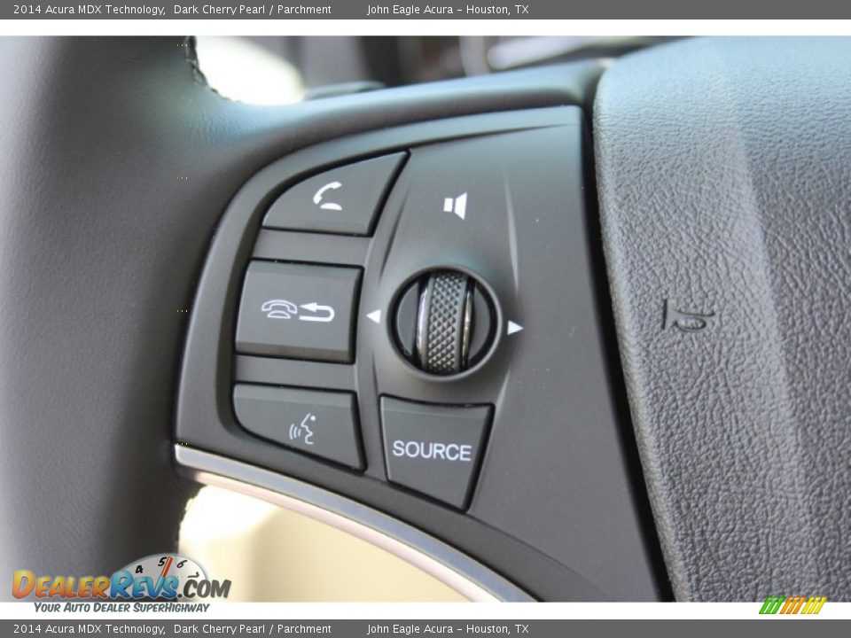 2014 Acura MDX Technology Dark Cherry Pearl / Parchment Photo #29