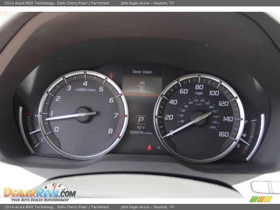 2014 Acura MDX Technology Dark Cherry Pearl / Parchment Photo #30