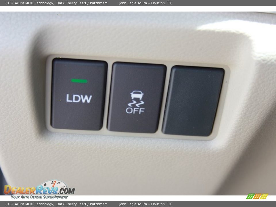 2014 Acura MDX Technology Dark Cherry Pearl / Parchment Photo #32