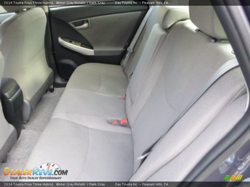 2014 Toyota Prius Three Hybrid Winter Gray Metallic / Dark Gray Photo #11