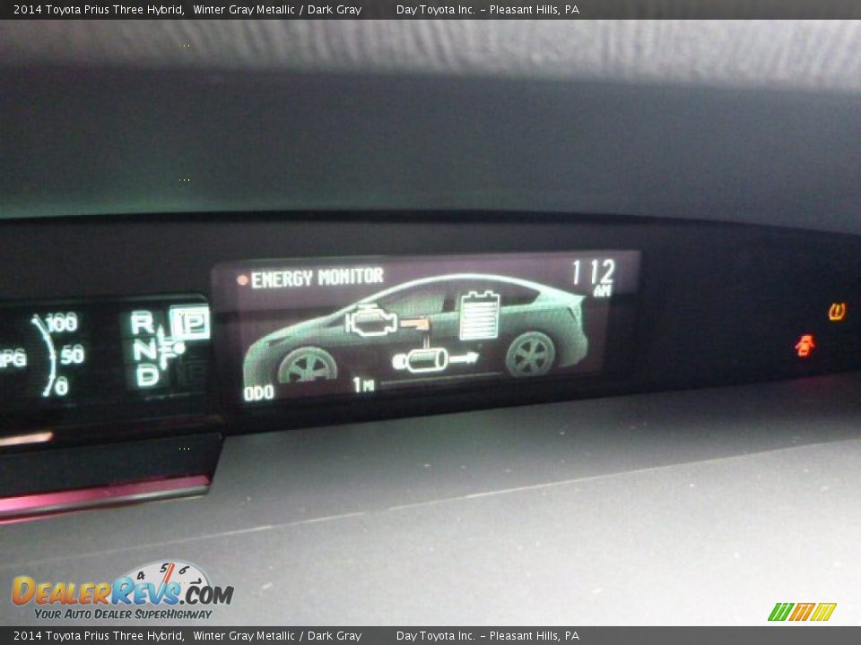 2014 Toyota Prius Three Hybrid Winter Gray Metallic / Dark Gray Photo #19