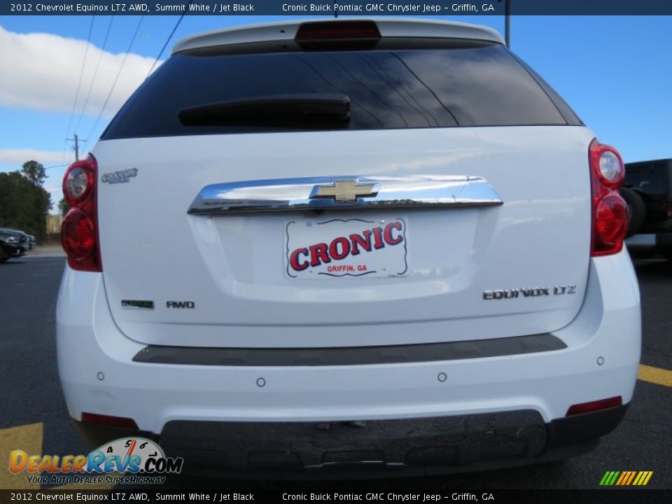 2012 Chevrolet Equinox LTZ AWD Summit White / Jet Black Photo #6