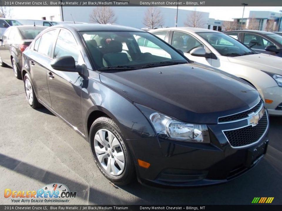 2014 Chevrolet Cruze LS Blue Ray Metallic / Jet Black/Medium Titanium Photo #1