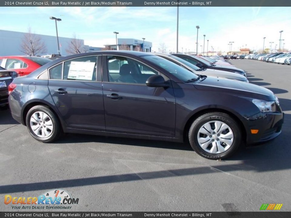 2014 Chevrolet Cruze LS Blue Ray Metallic / Jet Black/Medium Titanium Photo #2