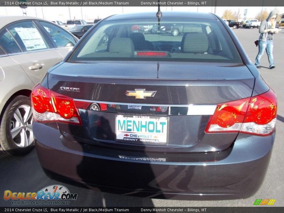 2014 Chevrolet Cruze LS Blue Ray Metallic / Jet Black/Medium Titanium Photo #4