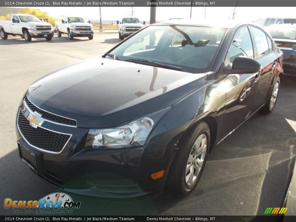2014 Chevrolet Cruze LS Blue Ray Metallic / Jet Black/Medium Titanium Photo #6