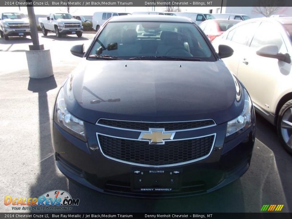 2014 Chevrolet Cruze LS Blue Ray Metallic / Jet Black/Medium Titanium Photo #7