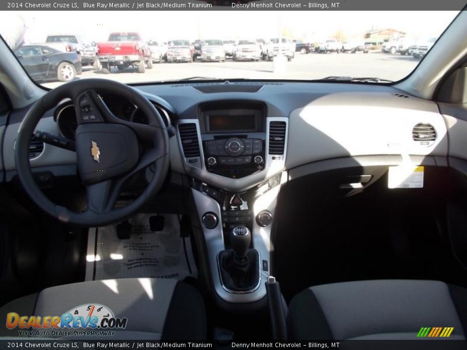 2014 Chevrolet Cruze LS Blue Ray Metallic / Jet Black/Medium Titanium Photo #9
