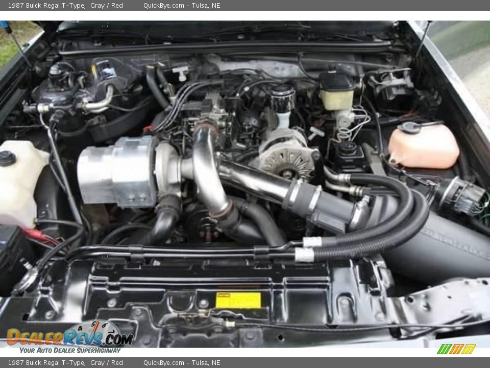 1987 Buick Regal T-Type 3.8 Liter Turbocharged OHV 12-Valve V6 Engine Photo #8