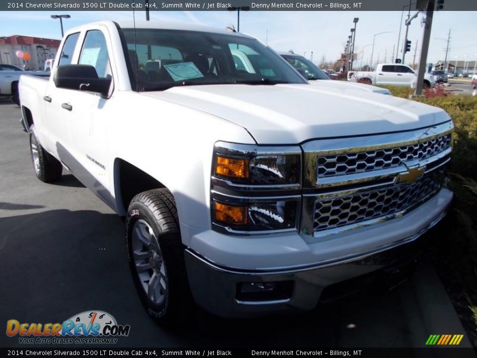 2014 Chevrolet Silverado 1500 LT Double Cab 4x4 Summit White / Jet Black Photo #1