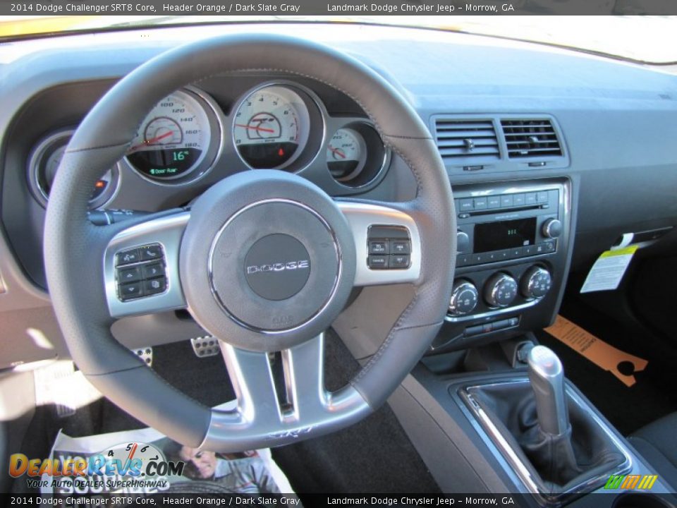 Dashboard of 2014 Dodge Challenger SRT8 Core Photo #7