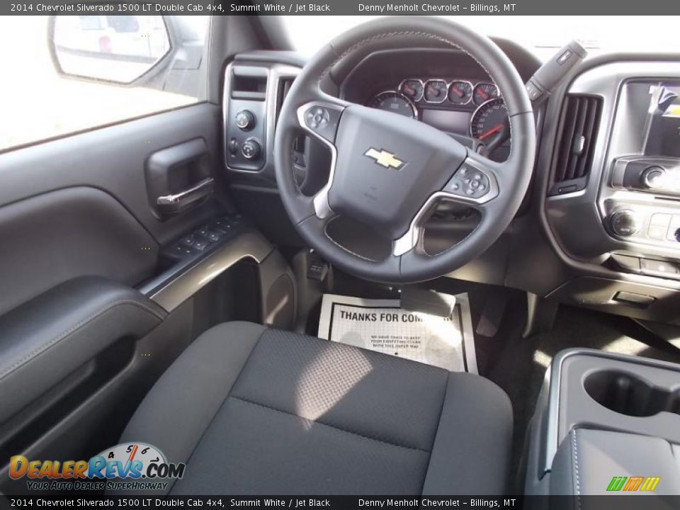 2014 Chevrolet Silverado 1500 LT Double Cab 4x4 Summit White / Jet Black Photo #6
