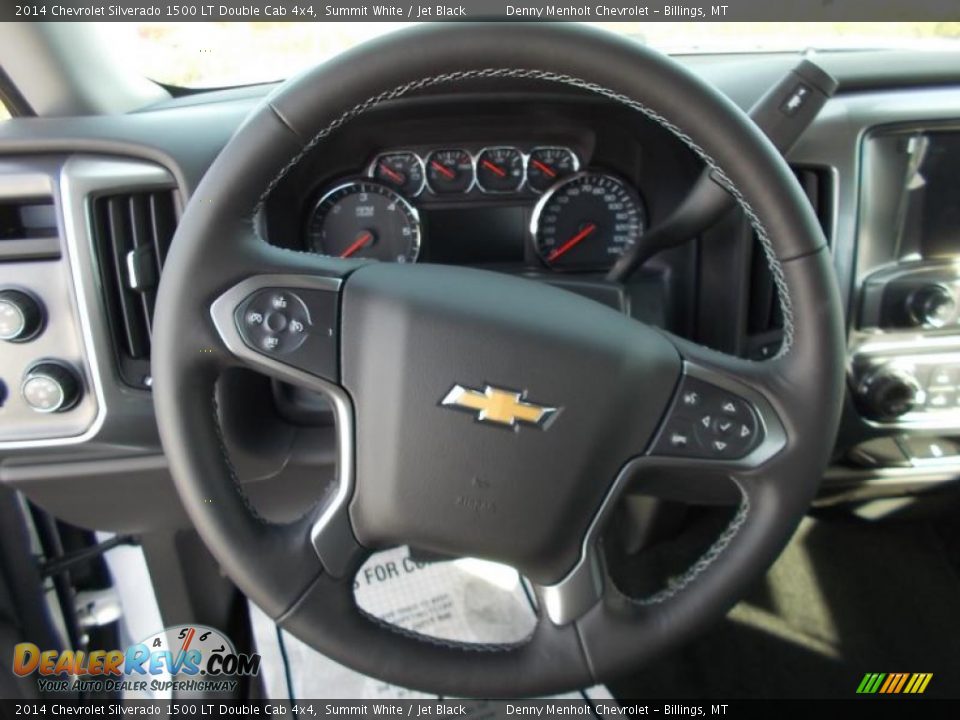 2014 Chevrolet Silverado 1500 LT Double Cab 4x4 Summit White / Jet Black Photo #12