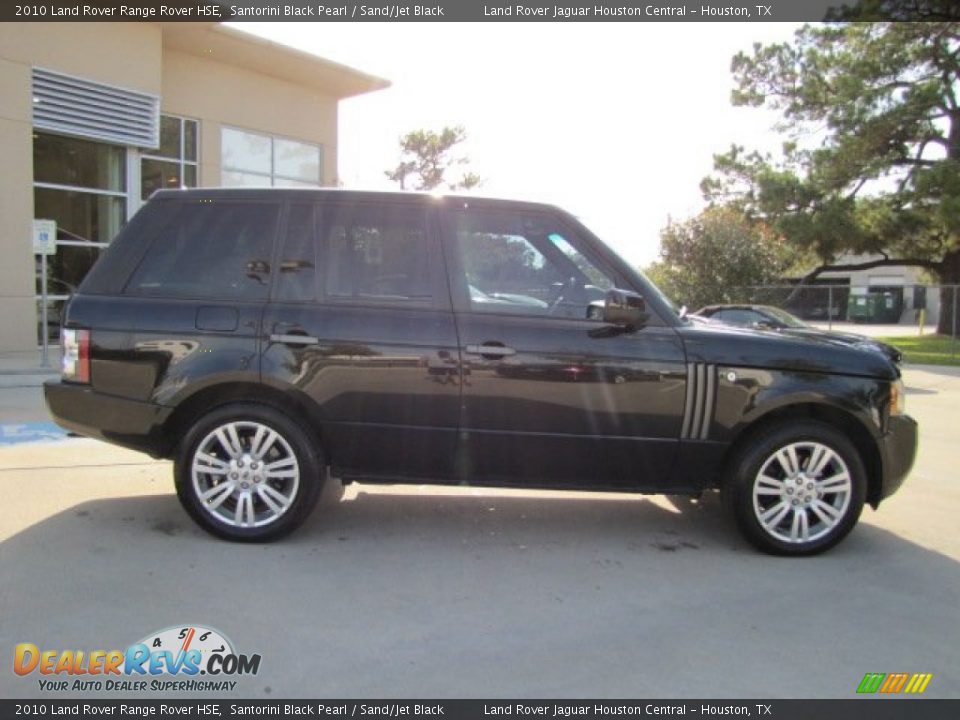 2010 Land Rover Range Rover HSE Santorini Black Pearl / Sand/Jet Black Photo #11