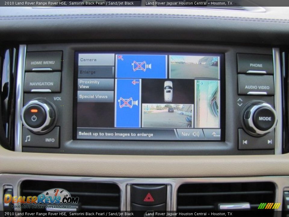 2010 Land Rover Range Rover HSE Santorini Black Pearl / Sand/Jet Black Photo #18