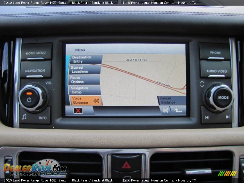 2010 Land Rover Range Rover HSE Santorini Black Pearl / Sand/Jet Black Photo #19