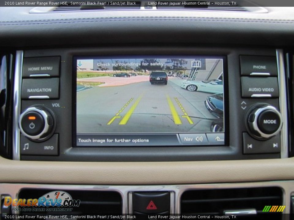 2010 Land Rover Range Rover HSE Santorini Black Pearl / Sand/Jet Black Photo #20