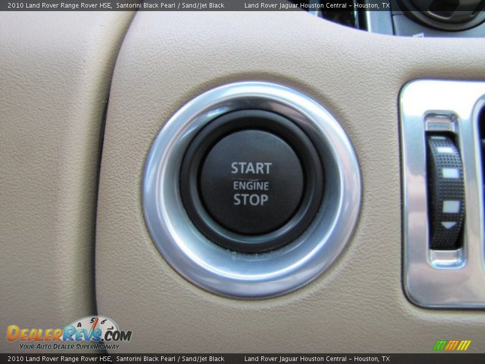 2010 Land Rover Range Rover HSE Santorini Black Pearl / Sand/Jet Black Photo #21
