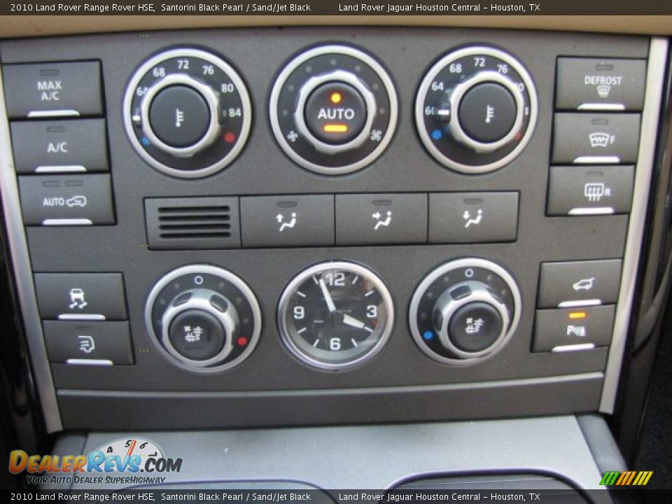 2010 Land Rover Range Rover HSE Santorini Black Pearl / Sand/Jet Black Photo #23