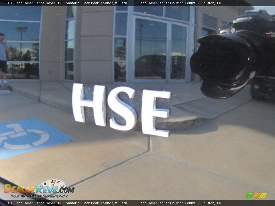 2010 Land Rover Range Rover HSE Santorini Black Pearl / Sand/Jet Black Photo #24