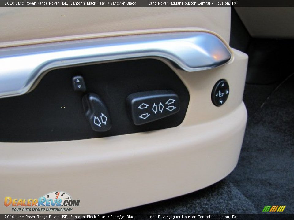 2010 Land Rover Range Rover HSE Santorini Black Pearl / Sand/Jet Black Photo #26