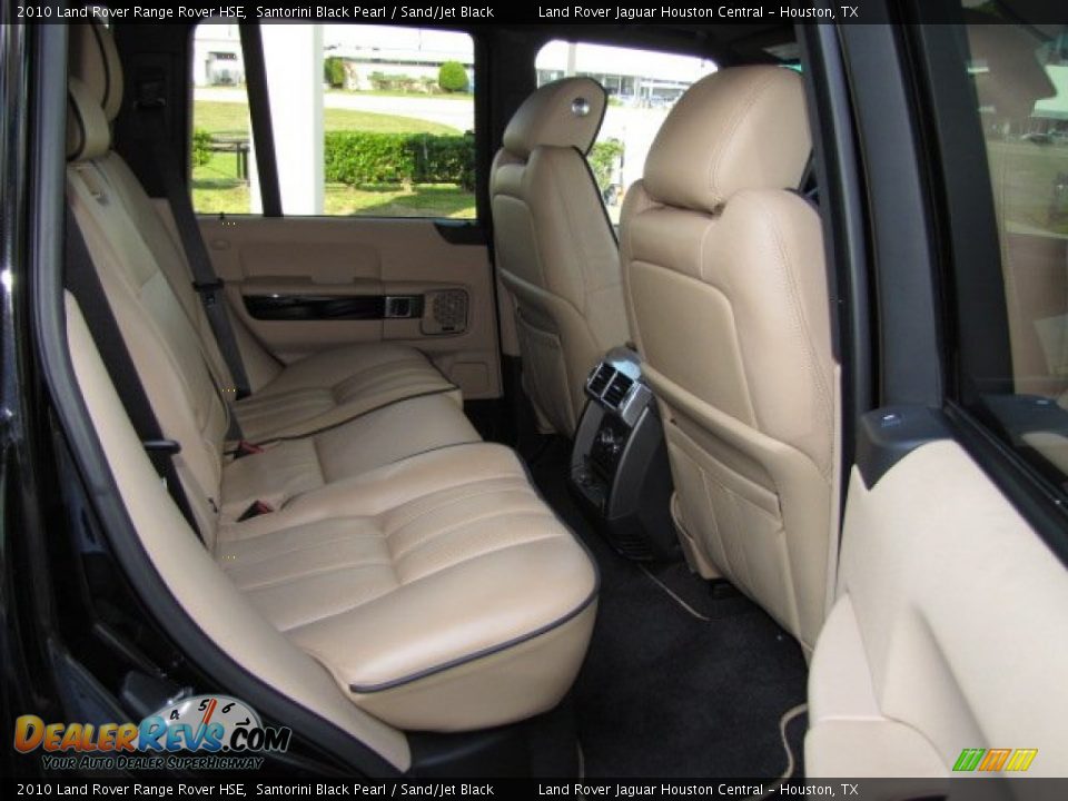 2010 Land Rover Range Rover HSE Santorini Black Pearl / Sand/Jet Black Photo #27