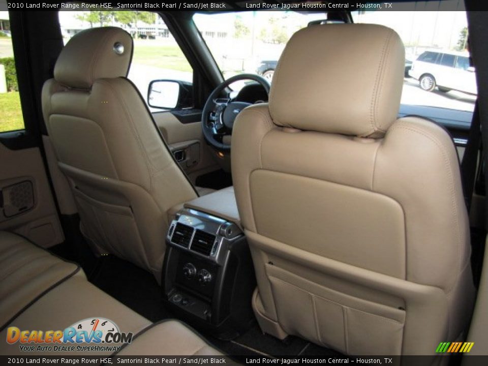 2010 Land Rover Range Rover HSE Santorini Black Pearl / Sand/Jet Black Photo #28