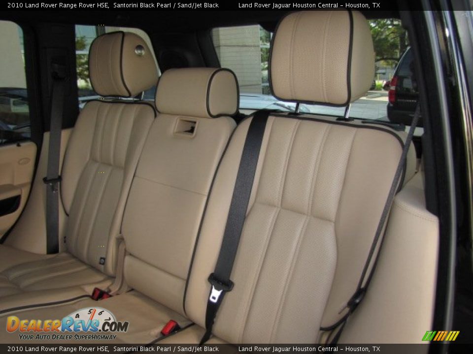 2010 Land Rover Range Rover HSE Santorini Black Pearl / Sand/Jet Black Photo #30